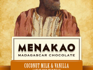 CHOCOLAT AU LAIT (45% CACAO MIN) – LAIT DE COCO ET VANILLE 75g