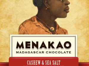 CHOCOLAT NOIR (63% CACAO MIN) – NOIX DE CAJOU ET FLEUR DE SEL MARIN 75g