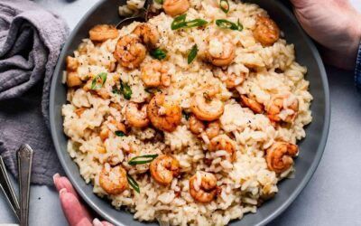 Risotto aux Crevettes & Poivre Blanc