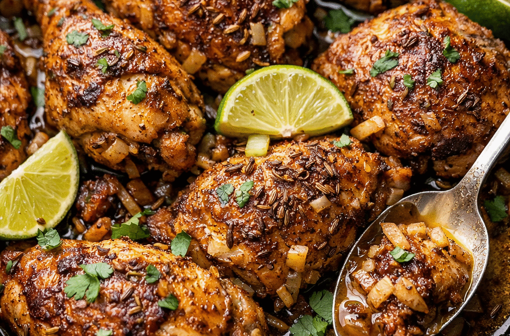 Recette de Poulet au Cumin
